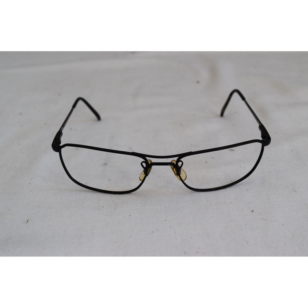 Ray Ban Eyeglasses Black Metal Frame ONLY Made in Italy Men Rx 5313 009 56 18